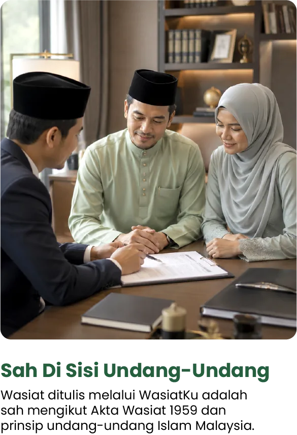 Keluarga meneliti perancangan pusaka